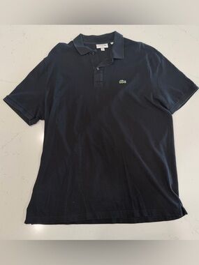 Lacoste Men’s Black Slim Fit Polo 3XL